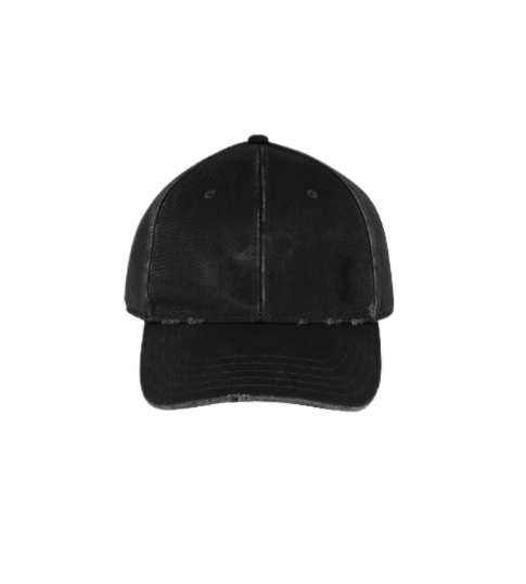 WASHED DENIM CASSANDRE CAP