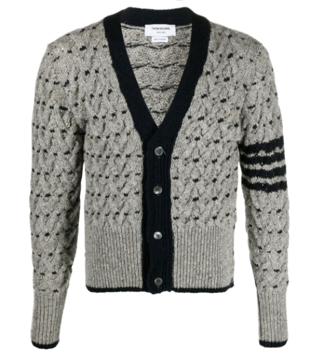 Classic 4 Bar Cable Cardigan