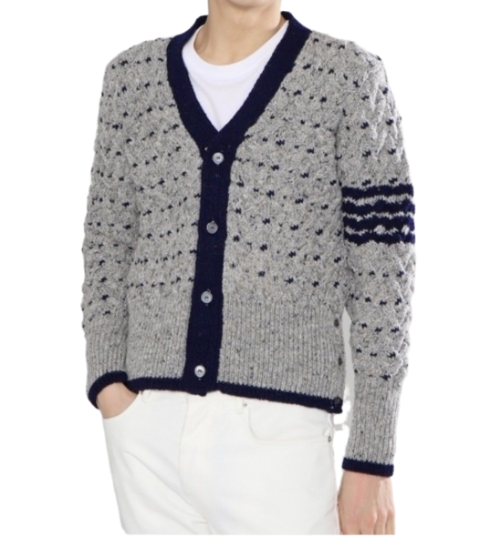 Classic 4 Bar Cable Cardigan