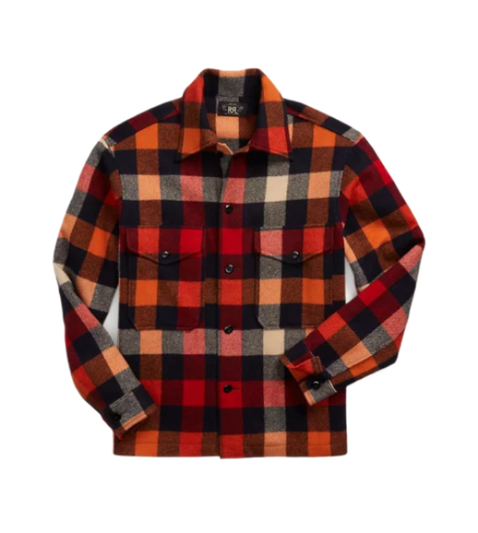 RRL Check Wool Flannel Shirt