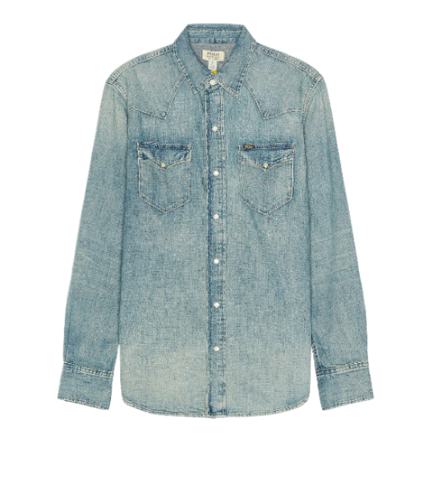 Logo Denim Shirt