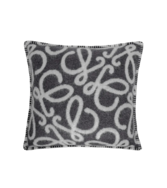 Anagram jacquard cushion