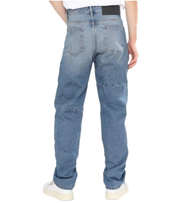 Straight denim jeans