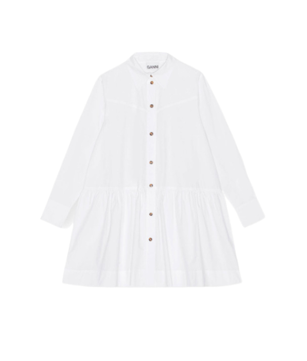 Organic Cotton Mini Shirt Dress