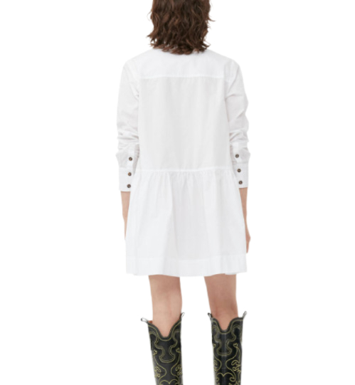 Organic Cotton Mini Shirt Dress