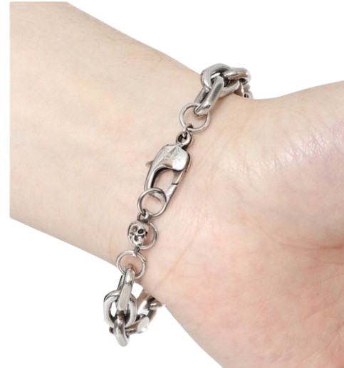 Snake & Skull Chain Bracelet