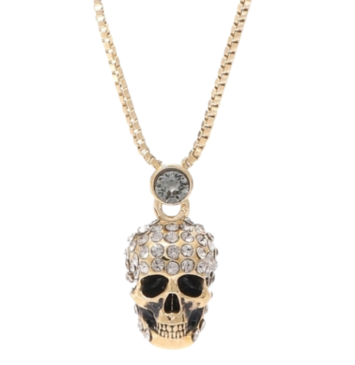 Pave Skull Necklace