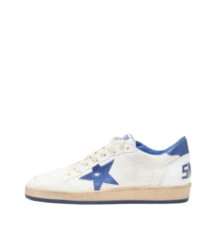 Bolstar White Sneakers Blue Star