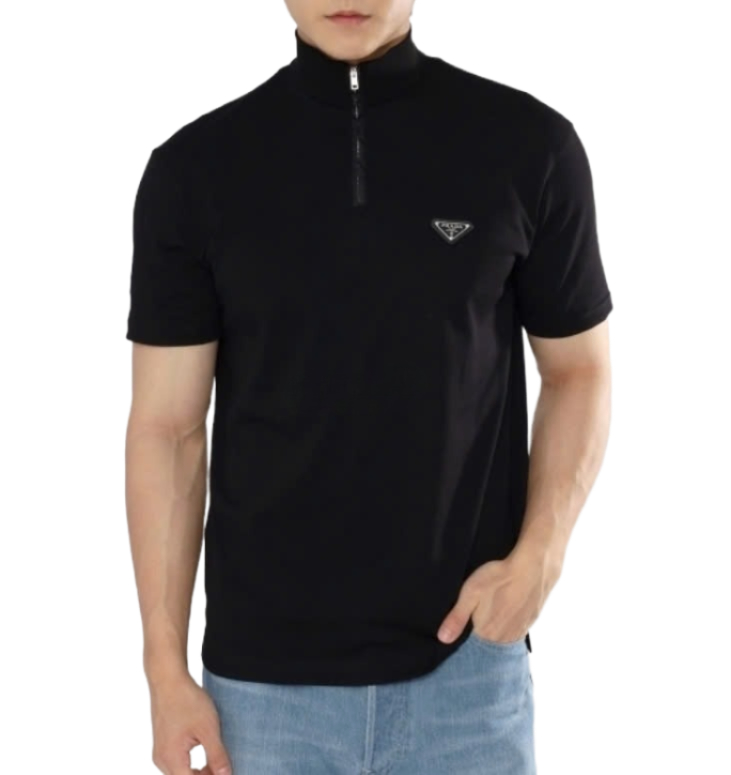 Pique Quarter Zip T-Shirt