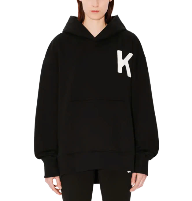 24FWLucky Tiger Genderless Embroidered Oversized Hoodie