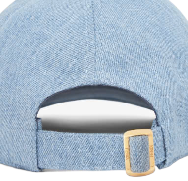 Logo denim cap