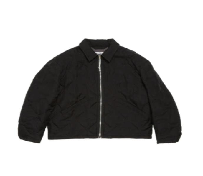 Logo quilted padded jacket