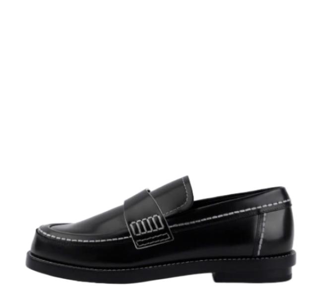 Leather Moccasin Loafers