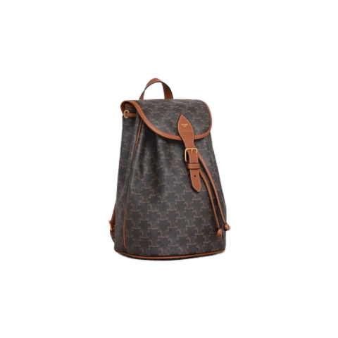 24FWMEDIUM BACKPACK FOLCO IN TRIOMPHE CANVAS AND CALFSKIN