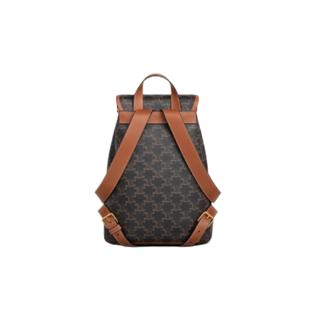 24FWMEDIUM BACKPACK FOLCO IN TRIOMPHE CANVAS AND CALFSKIN