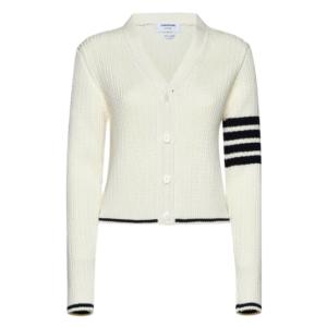 24FWMerino Wool 4-Bar Crop Cardigan