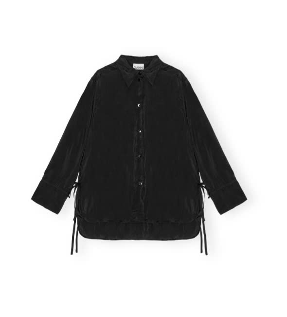 Gani Viscose Habotai Oversized Shirt