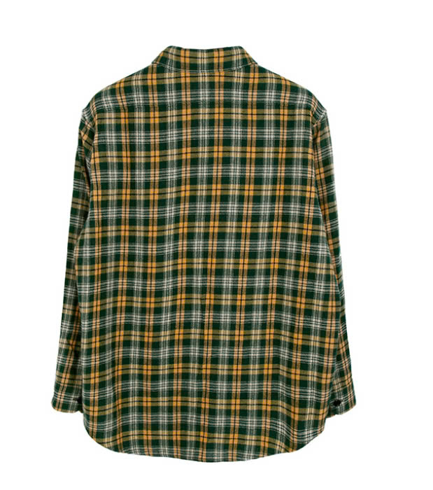 Green Check Wool Shirt