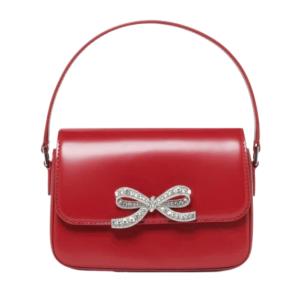 Crystal Bow Embellished Tote Bag