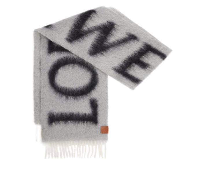 24FWLOEWE scarf in wool and mohair 