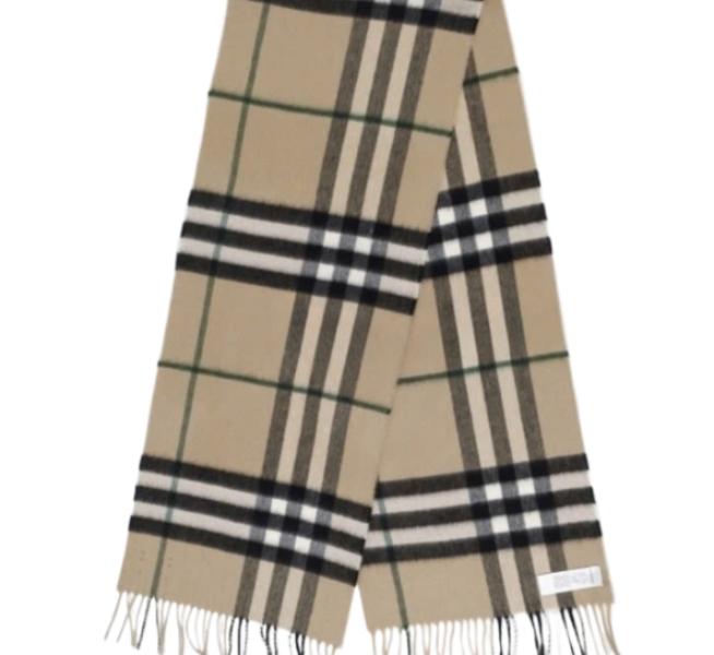 24FWCheck Cashmere Scarf 