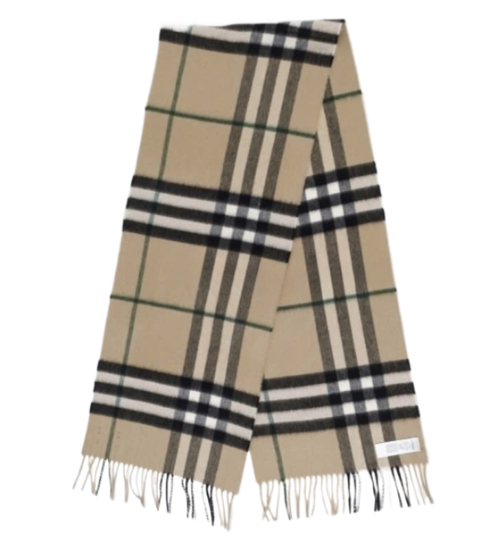 24FWCheck Cashmere Scarf 