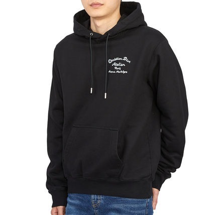 Dior Logo Atelier Men's Hoodie Long Sleeve Raised Sweatshirt 