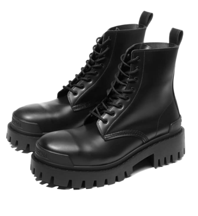 Strike lace up boots