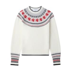 24FWOur Mohair Rose Crewneck Pullover