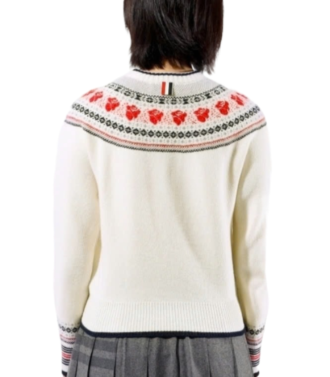 24FWOur Mohair Rose Crewneck Pullover