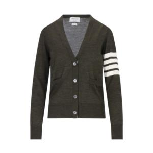 24FWOur 4-Bar Relaxed V-Neck Cardigan