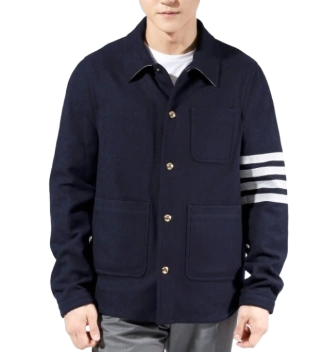 24FWOur Cashmere 4-Bar Utility Jacket