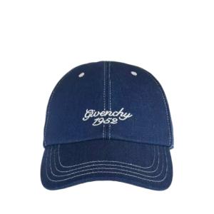 Denim embroidered cap