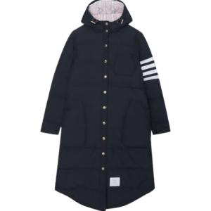 24FWDownfill Ripstop 4-Bar Hooded Shirt Dress