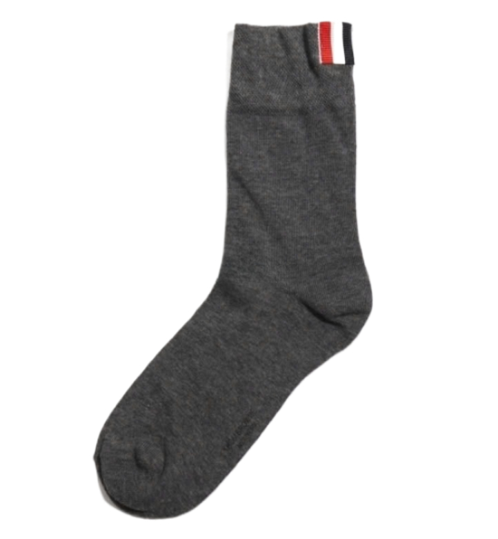 24FWTonal Grey Cotton 3-Pack Ankle Length Socks