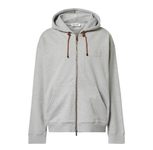 Cotton fleece sweatshirt