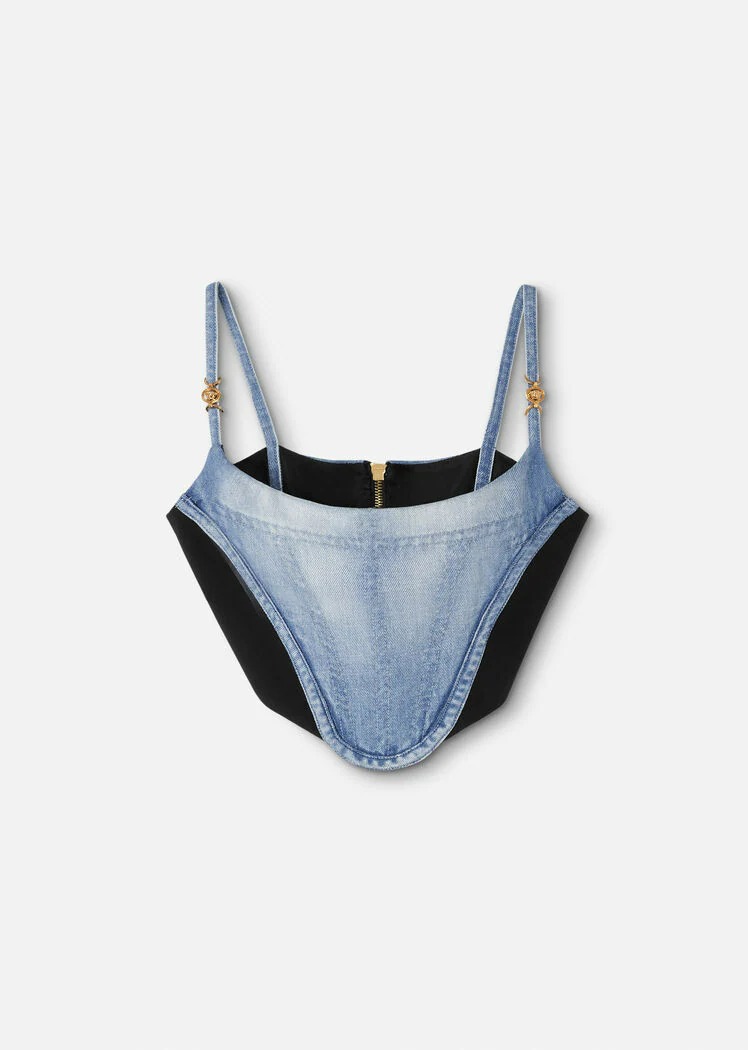 DENIM CORSET TOP