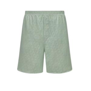 Silk cotton jacquard shorts