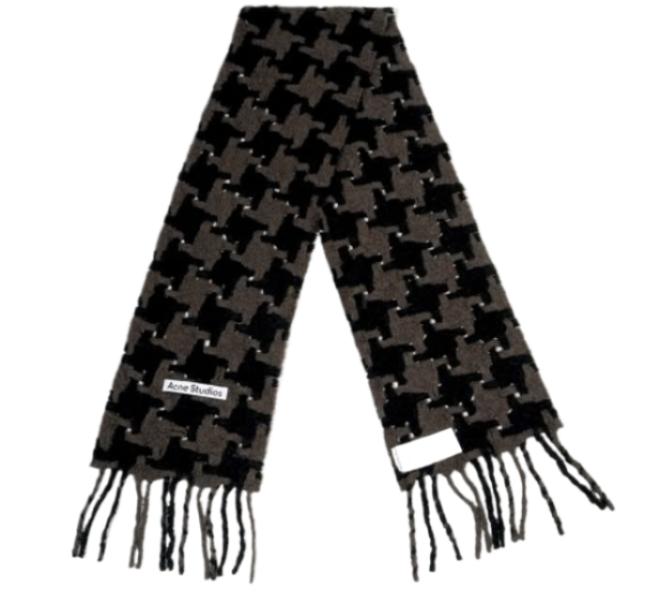 24FWHoundstooth scarf 