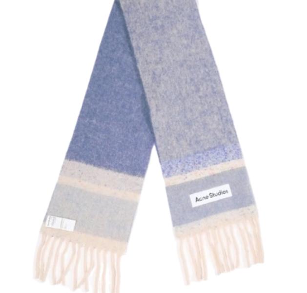 24FWFringed Logo Scarf 