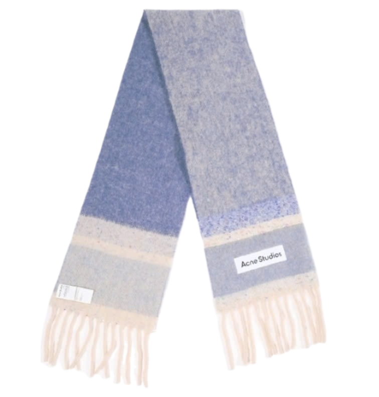 24FWFringed Logo Scarf 