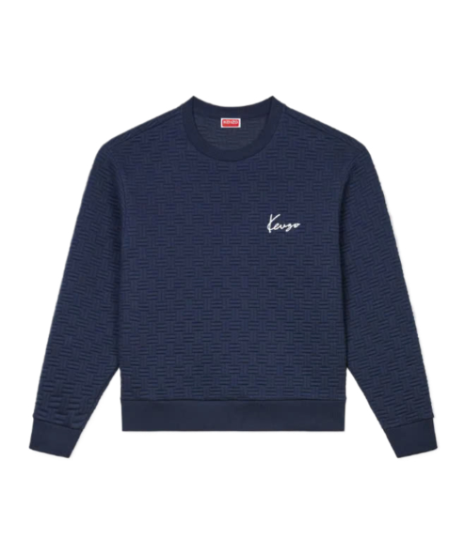 24FWWave embroidery classic man to man