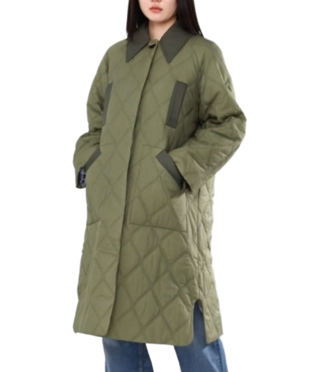 Gani quilted long jacket