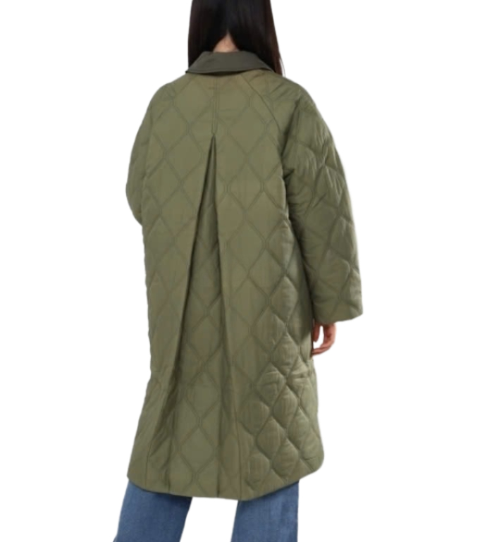 Gani quilted long jacket