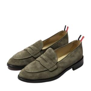 Suede Varsity Penny Loafer