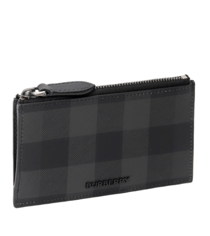 24FWCheck Zipper Card Case