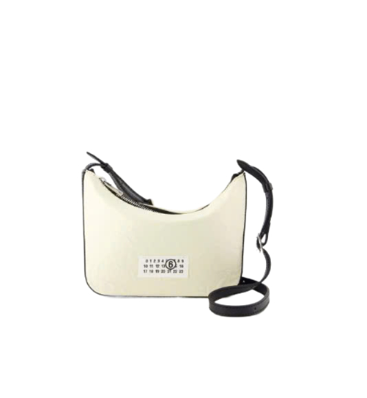 Number Logo Nylon Shoulder Bag