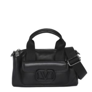 V logo signature clutch bag