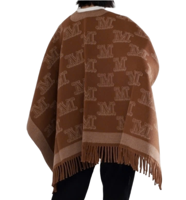 Fringed Wool Cape