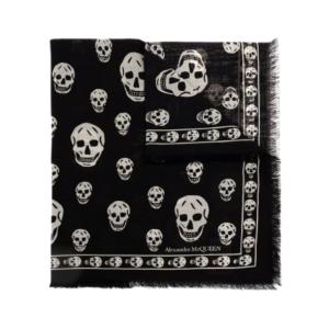 Skull Logo Wool Muffler